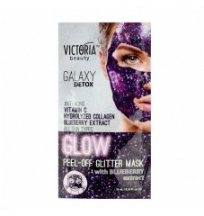 Victoria Beauty Glitter Glow лилава пилинг маска с екстракт от боровинка